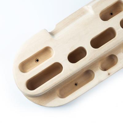 China Climbing Practice Custom Make Gym Bouldering Wooden Hangboard Indoor Climbing Grip Training Fingerboard for sale