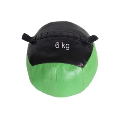 China High Quality Soft Weight Fitness PU Leather Solid Fitness Equipment Ball for sale