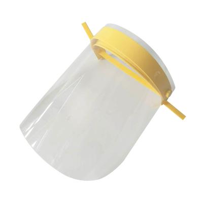 China Clear Plastic Full Elastic Band Protective Goggle Face Mask Sun Visor for sale