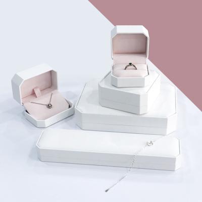 China Jewelry Packaging Custom Wholesale Hexagon Luxury Fancy Fashion Jewelry Paper Gift Box For Jewelry Settings for sale