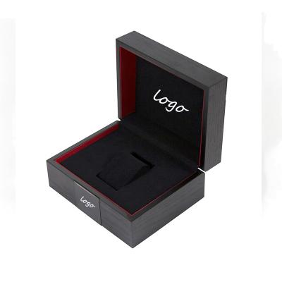 China Hot-selling Recycled Custom High-end Luxury Wooden Watch Packaging Box Watch Box With Logo for sale