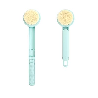 China EXFOLIATE Mud Hair Soft Bath High Quality Bendable Long Handled Back Rub Strong Back Brush for sale