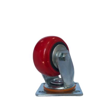 China 2023 4 Inch Industrial Caster Wheel High Wear Resistance PVC High Hardness Trolley Casters Swivel Wear Resistant Plastic Adjustable Furniture for sale