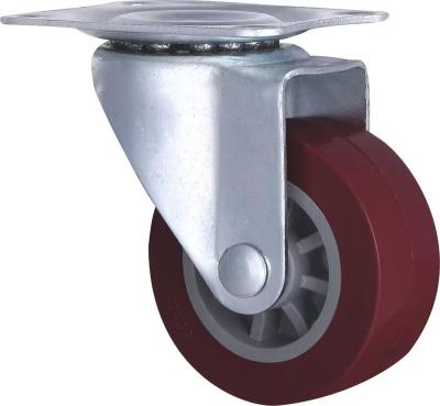 China Other Factory Direct Sale PVC Casters Furniture Swivel Flat Caster Wheel Plastic Casters 1in/1.25in/1.5in/2in/2.5in/3in for sale