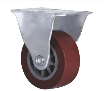 China Other factory direct sale furniture caster wheel mini small red plastic wheels 1/1.25/1.5/2/2.5/3inch for sale