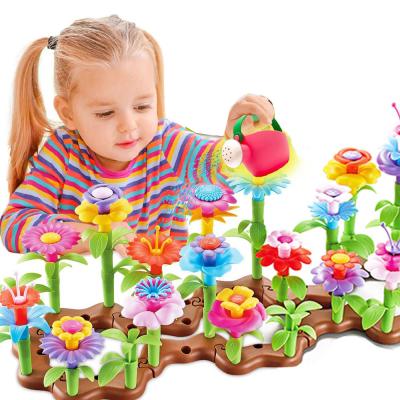 China Building Toy DIY 104 Pcs Flower Garden Toys Activity Building Rod Toys Blocks Toys Educational Building for sale