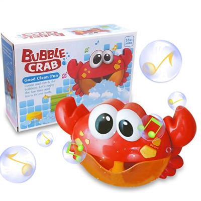 China Bath Toy Crab Bubble Bath Toy Bubble Machine Bubble Memory Maker For Happy Bathing Time Kids Boys Girls Great Gifts for sale