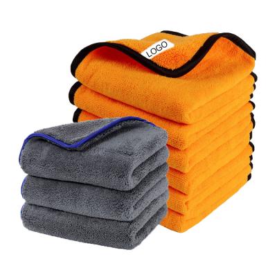 China OEM QUICK DRY Hot Sale Car Microfiber Towel Super Absorbent Car Cleaning Cloth for sale