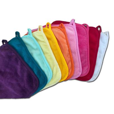 China Microfiber QUICK DRY Magic Face Wash Cloth Makeup Remover Towel Cleaning Various Colors for sale