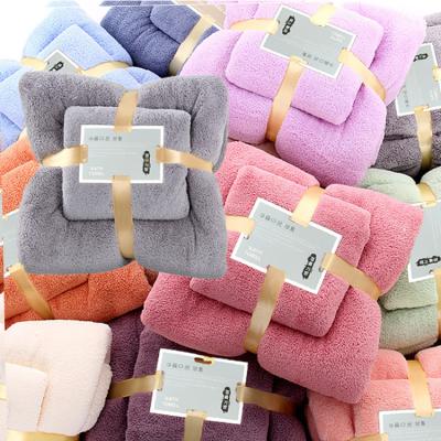 China Wholesale Antimicrobial Microfiber Bath Towels Set Coral Fleece Towel For Bathroom Bath Towels for sale