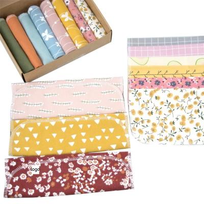 China QUICK DRY high quality eco-friendly reusable custom cotton kitchen unpaper towel for sale