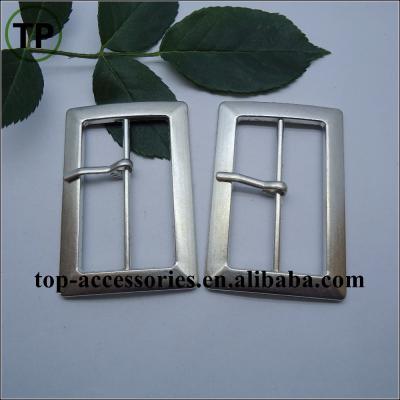 China Dry Cleaning Metal Alloy Belt Buckle Square Belt Button For Coat for sale