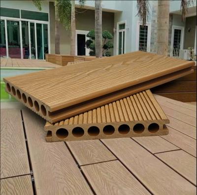 China Long Strip WPC Wood Flooring Traditional Outdoor Plastic Anti-Corrosion Wood Eco-friendly Wood Flooring for sale