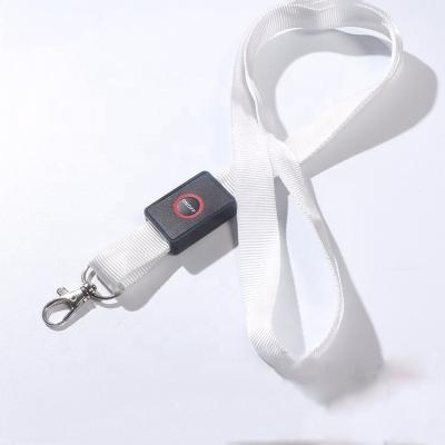 China Fashion Nylon Neck Strap With LED Light Logo LED UV Printing Custom Flashing Lanyard for sale