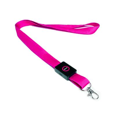 China Hot Sale Nylon ABC Lanyard With Led Badge Holder Dmx Lightweight Lanyard for sale