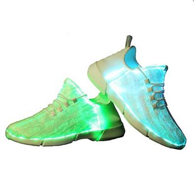 China 2021 New Product Fashion Dynamic Dark Glow Anti-Smell Easy To Clean USB LED Mesh Fabric Ghost Dance Glow Filling Shoes for sale