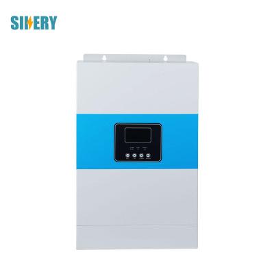 China Overload Protection Solar Inverter  3.5Kw 5.5kw 100A Mppt Power Charger Controller Pure Sine Wave Inverter Off Grid 5.5Kw Hybrid Solar Inverter for sale