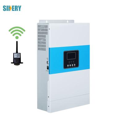 China Overload Protection Sikery New Design 3.5KW 5.5KW 24V 48V Battery 230V 50Hz 60Hz Inverter Power Solar Inverter LCD  Pure Sine Wave  MPPT 100 PV500V for sale