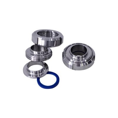 China Corrosion Resistant Quality Stainless Steel Pipe Fittings Union Flange Sanitary Union for sale