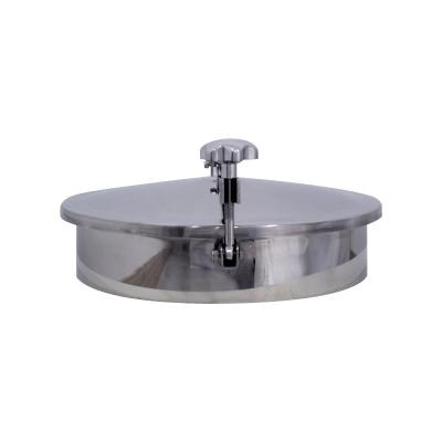 China Corrosion Resistant Suitable For Food And Beverage Round Stainless Steel Manhole Cover for sale