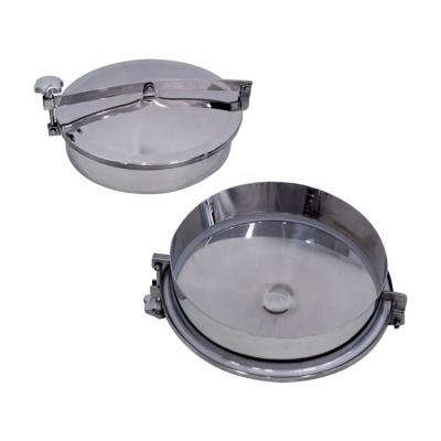 China stainless steel manhole cover price water tank manhole cover en124 d400 round anti-corrosion manhole cover for sale