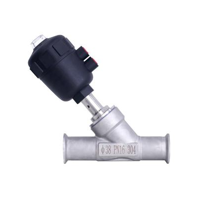 China General production of sus304 stainless steel industrial three way angle valve for sale