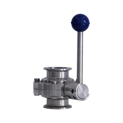 China General Sanitary Butterfly Valve Price Listing Flange Butterfly Valve Handles Stainless Steel Butterfly Valve for sale