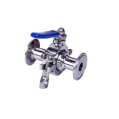 China Food Grade Ball Valve SS304 SS316L General Sanitary Stainless Steel Ball Valve for sale