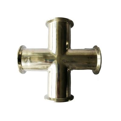 China Fluid Stainless Steel Cross Clamps 316l Stainless Steel Side Cross Welded Stainless Steel Cross for sale