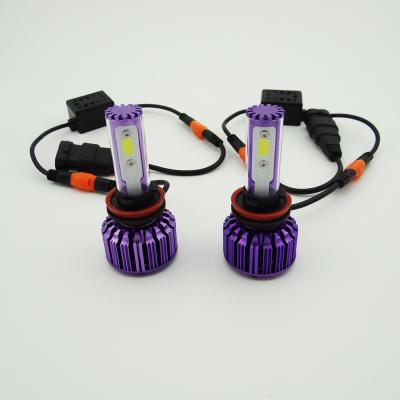 China H1 / H3 / H7 / H8 / H9 / H11 LED Headlight Bulbs 30 W 3000k With COB Chip for sale