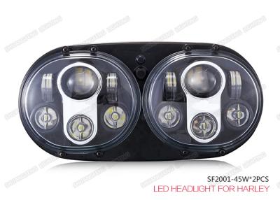 China 45W hola/lente de la PC de la linterna 6000K de la motocicleta LED del haz de Lo para Harley universal en venta