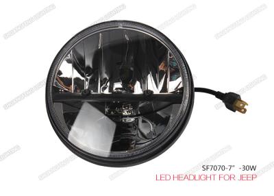 China 8000LM 7 Inch 30W Jeep LED Headlights For Harley Davidson VRSCA V Rod for sale