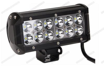 China 36w High Intensity Cree Double Row LED Light Bar Lens With Stainless Steel Bracket for sale