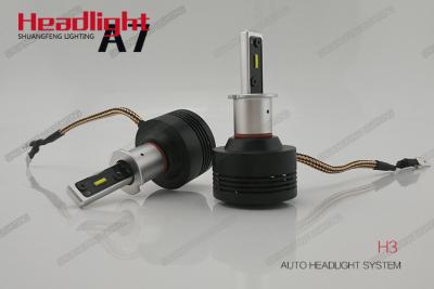 China Auto Parts H3 LED Headlight Bulb , 6000k - 6500K Car Automotive led headlights for sale