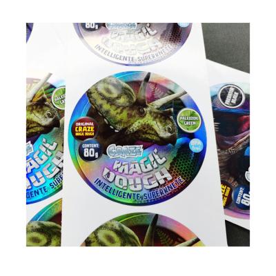 China Customized Raincoats Print Waterproof Holographic Vinyl Reflective Heat Transfer Stickers for sale