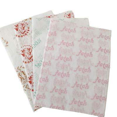 China New Logo Design Custom Printing Moisture Proof Flower Wrapping Paper Gift Wrapping Moisture Proof Tissue Paper for sale