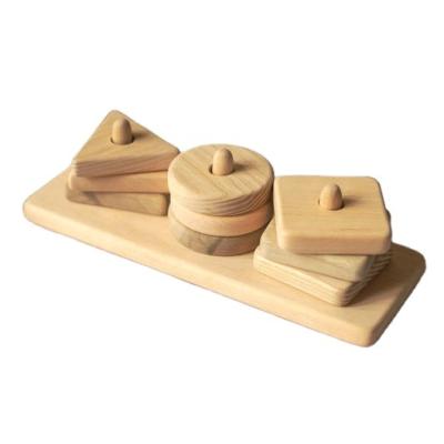 China Maple Sorter Toys Wood Stacking Educational Toy Baby Toys for sale