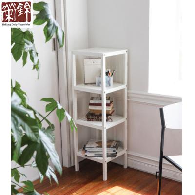 China Home Garden Multi Wood Shelf Display Shelf Nice Design Furniture Pine Layer Wood Flower Pot Shelf for sale