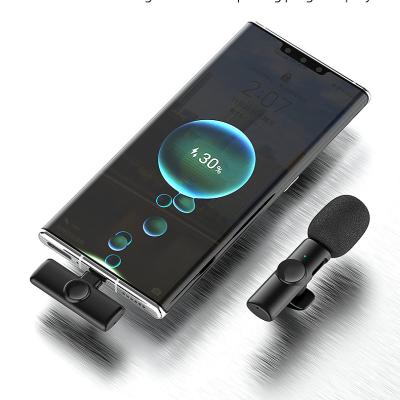 China Protable Lavalier Handheld Mike Low Latency Live Clip on Mini Microphone Video Microphone Recording MIC for sale