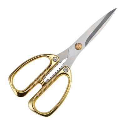 China Universal Cutter Wholesale Household Kitchen Shear Tailor For Household Office Kitchen Handle Zinc Alloy Scissors for sale