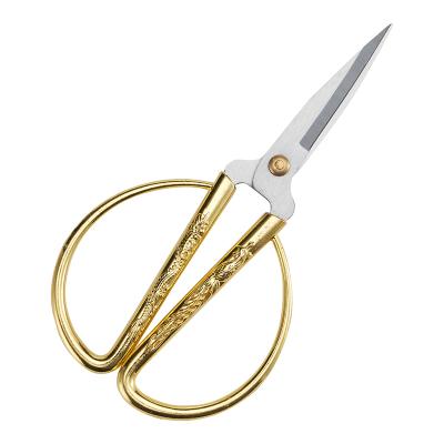 China Fabric /Sewing Scissors High Quality Professional Cutting Opening Ribbon Cutting Opening Ribbon Alloy Tailor Scissors Wedding Scissors for sale