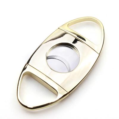 China Cutting Knife Metal Cigar Cutter Accessories New Design Cigar Cutter Scissors Portable Smoking Gift for sale