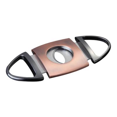 China Wholesale Cigar Cutter Metal Cigar Accessories Portable Cigar Scissors Smoking Gift Cutting for sale