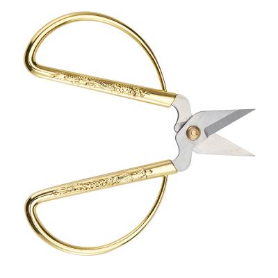 China Royal Apparel Industry Ribbon Cutting Scissors Opening Ceremonial Scissors for sale