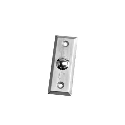 China Lock Accessories Stainless Steel Panel Exit Button Door Switch Finger Push Button For Access Control System Door for sale