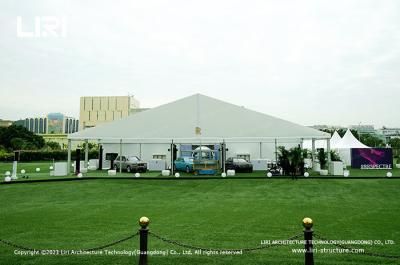 China Outdoor Event Tent Marquee For Exhibition With White And Transparent PVC Cover for sale