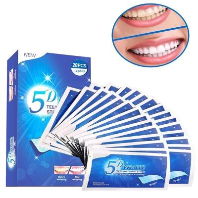 China Healthy Teeth Whitening Professional Enamel Safe Teeth Whitening Correction Sensitive 5D Teeth Whitening Strips for sale