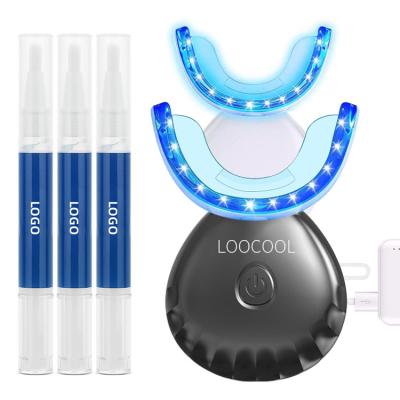 China Cold Light Whitening Private Label For Home Use Dental Bleaching Wireless Ray Light Teeth Whitening Led Kits for sale