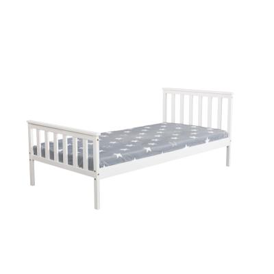 China White solid pine wooden suitable single mattress single bed frame 90*190cm-SD-1010C for sale