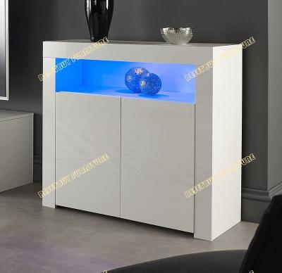 China (Other) modern adjustable 3 tier sideboard with LED lights for kitchen, living room for sale